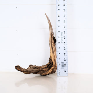 Micro Aquarium Manzanita Driftwood measuring 18 inches, ideal for aquarium or terrarium decoration.