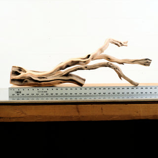 Manzanita Driftwood 29.5" individually photographed with twisted natural limbs and smooth pale wood manzanita for pets aquarium terrarium
