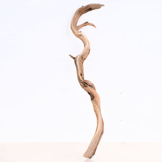 Manzanita Driftwood 22 natural decorative piece with 22.5 by 3.5 by 6 inch dimensions isolated on white background
