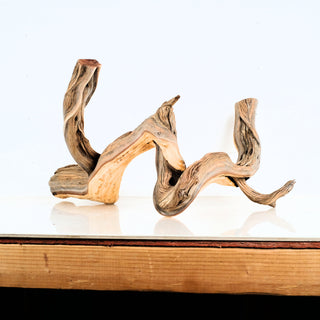 Aquarium Manzanita Driftwood piece with natural twisted shapes ideal for aquarium or terrarium decoration