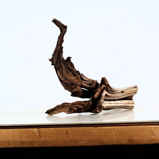 Aquarium Manzanita Driftwood with natural twisted shapes ideal for aquarium or terrarium decoration measuring 26.5 by 8.5 by 16.25 inches