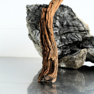 Micro Manzanita Driftwood 14.5 individually photographed with twisted textured wood grain, manzanita for pets aquarium terrarium