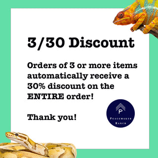 Manzanita Driftwood promotional graphic featuring a 30 percent discount offer