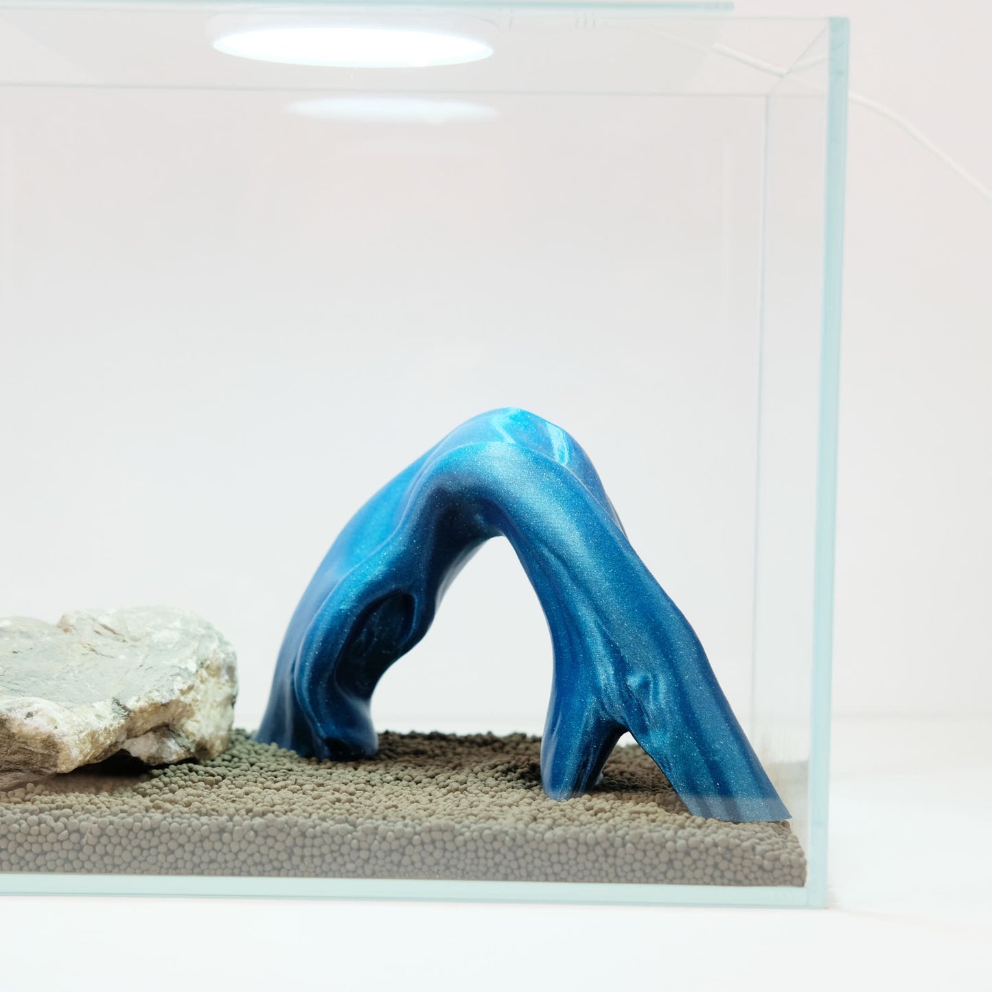Small Aquarium Driftwood Arch / 3D Printed 8" Nano Aquarium Decor