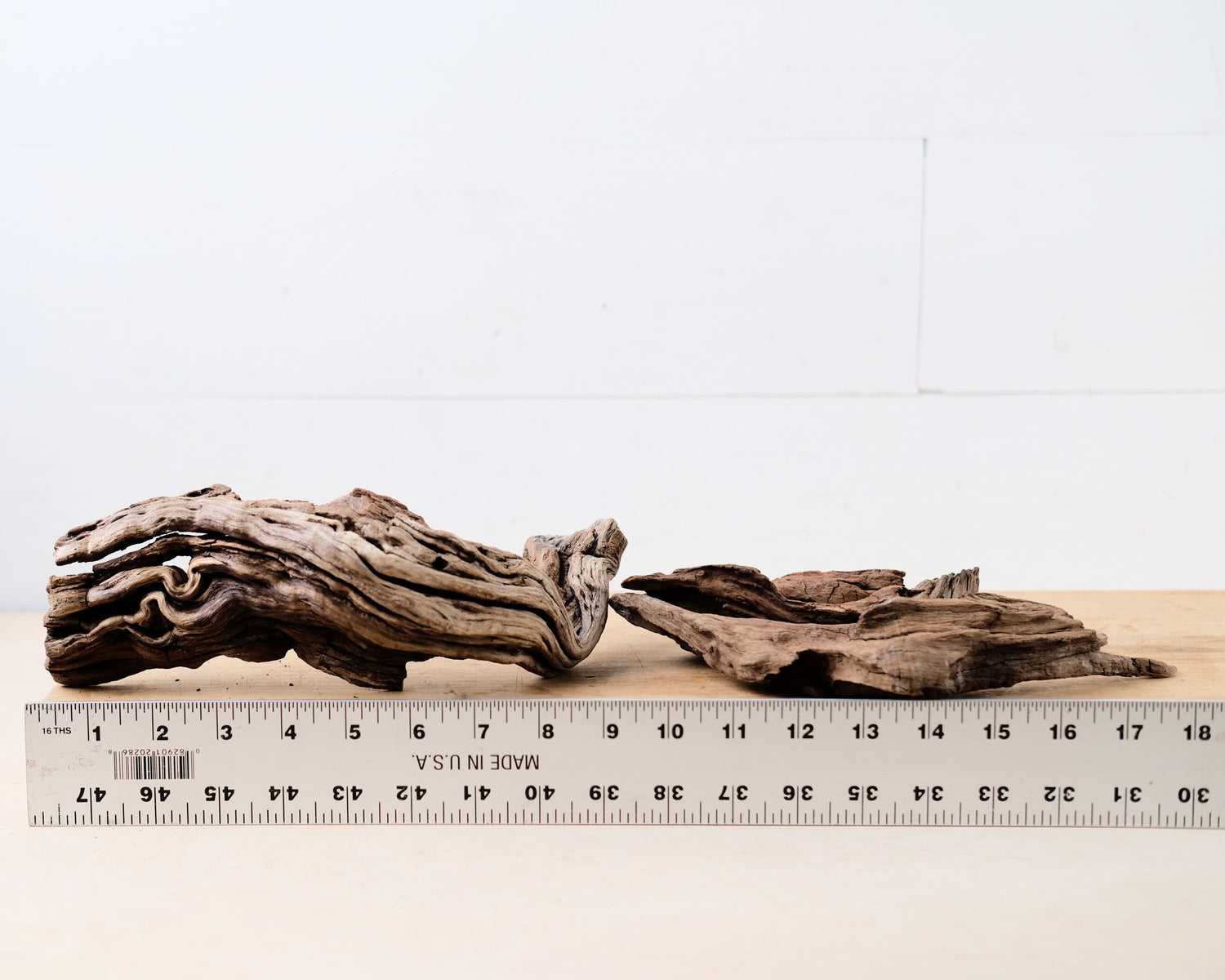 Manzanita 3-9" Driftwood Pieces (Set of 4), Nano Aquarium Wood, Rugged Aquascape Decor, Weathered Manzanita Chunks, Craft Driftwood