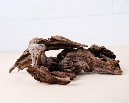 Manzanita 3-9" Driftwood Pieces (Set of 4), Nano Aquarium Wood, Rugged Aquascape Decor, Weathered Manzanita Chunks, Craft Driftwood