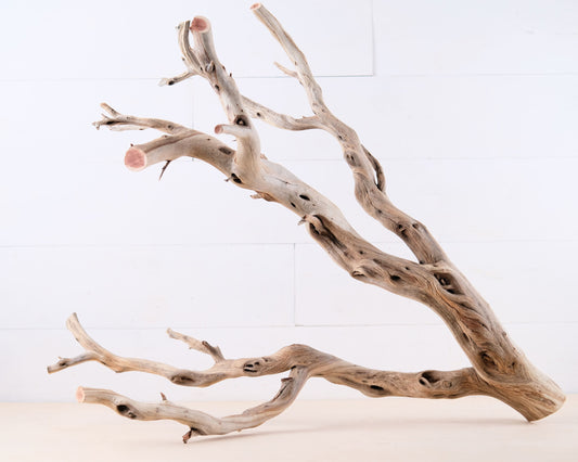 Manzanita Branch 28", Large Aquarium Driftwood, Driftwood Aquascape Centerpiece, Natural Fish Tank Decor, Large Decor Branch