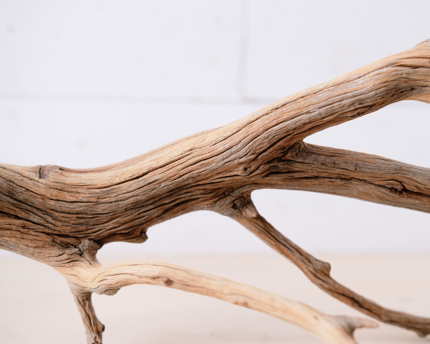 Manzanita 13" Driftwood Branch, Natural Aquarium Wood, Small Aquascape Branch, Nano Fish Tank Decor
