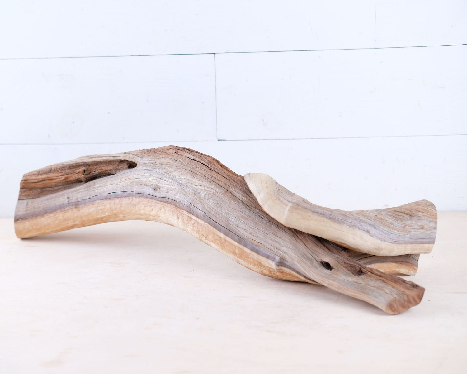 Manzanita 25" Driftwood, Natural Shelf Decor, Aquarium Driftwood Log, Reptile Tank Climb, Basking Perch