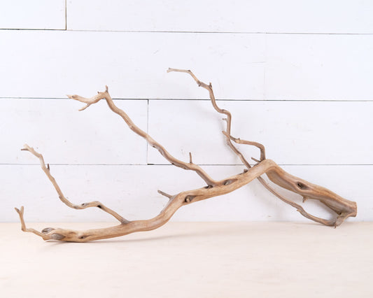 Manzanita 30" Branch, Wall Decor Branch, Natural Shelf Decor, Aquascape Driftwood, Aquarium Wood Centerpiece, Fish Tank Decor