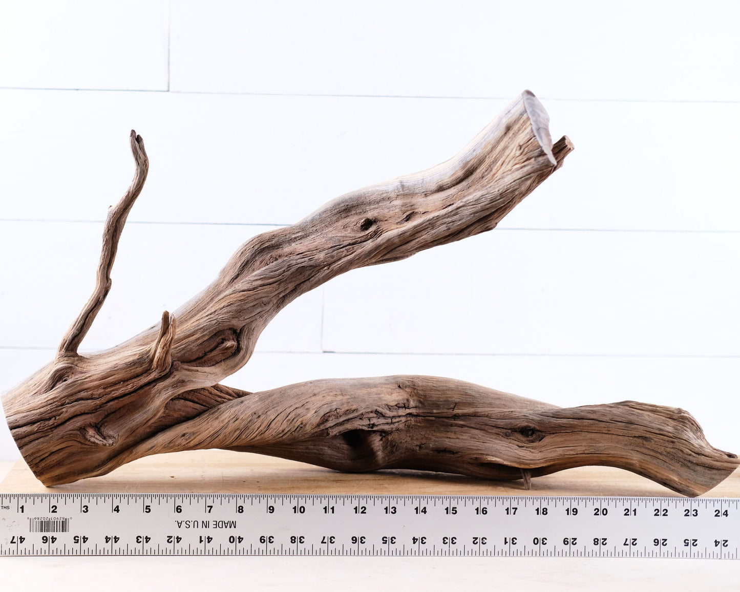 Manzanita 24" Driftwood Branch, Large Reptile Perch, Aquarium Centerpiece, Terrarium Wood Climb