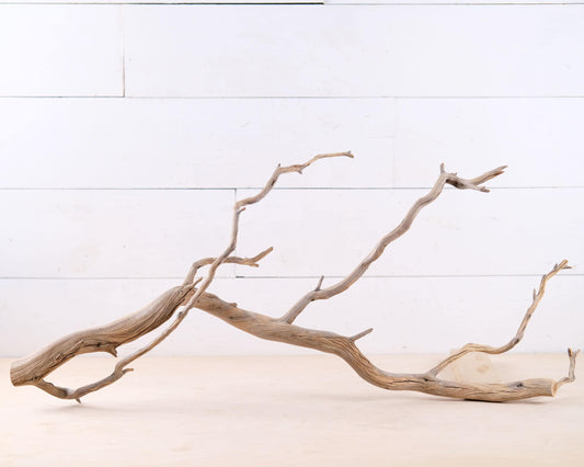 Manzanita 30" Branch, Wall Decor Branch, Natural Shelf Decor, Aquascape Driftwood, Aquarium Wood Centerpiece, Fish Tank Decor