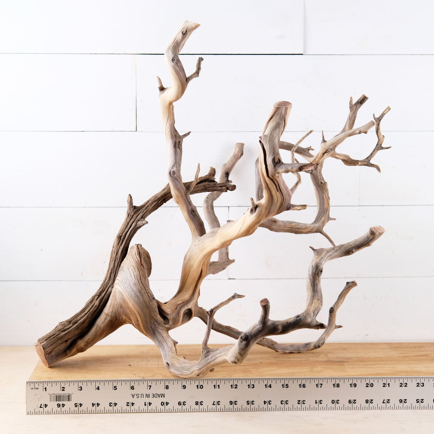23" Manzanita Branch, Large Aquarium Wood, Aquascape Driftwood Centerpiece, Driftwood Wall Decor