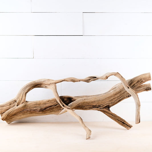Manzanita 36" Driftwood Branch, Shelf Decor, Aquarium Aquascape Centerpiece, Terrarium Wood Climb
