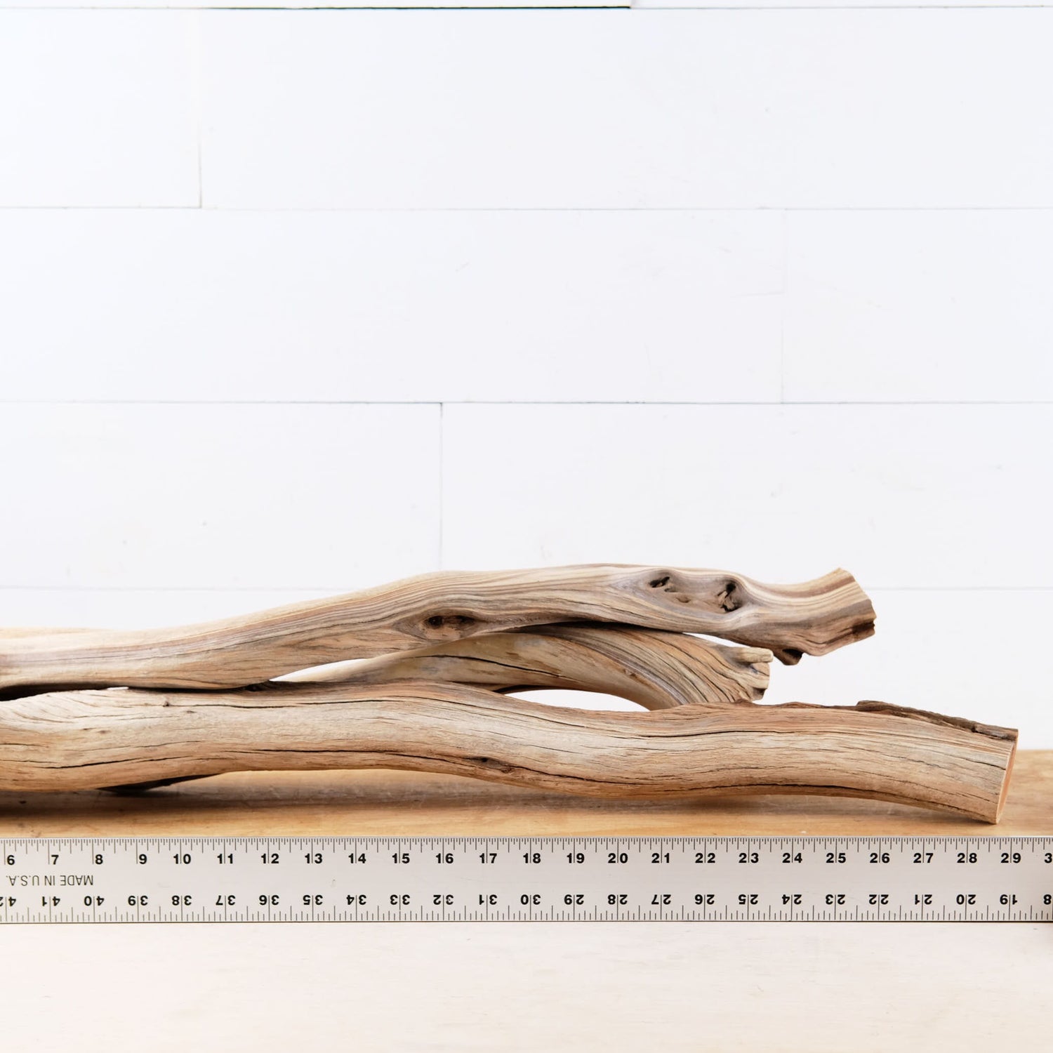 Manzanita 24-29" Driftwood Sticks (Set of 3), Sturdy Reptile Branches, Vivarium Wood, Long Terrarium Branches, Thick Craft Sticks