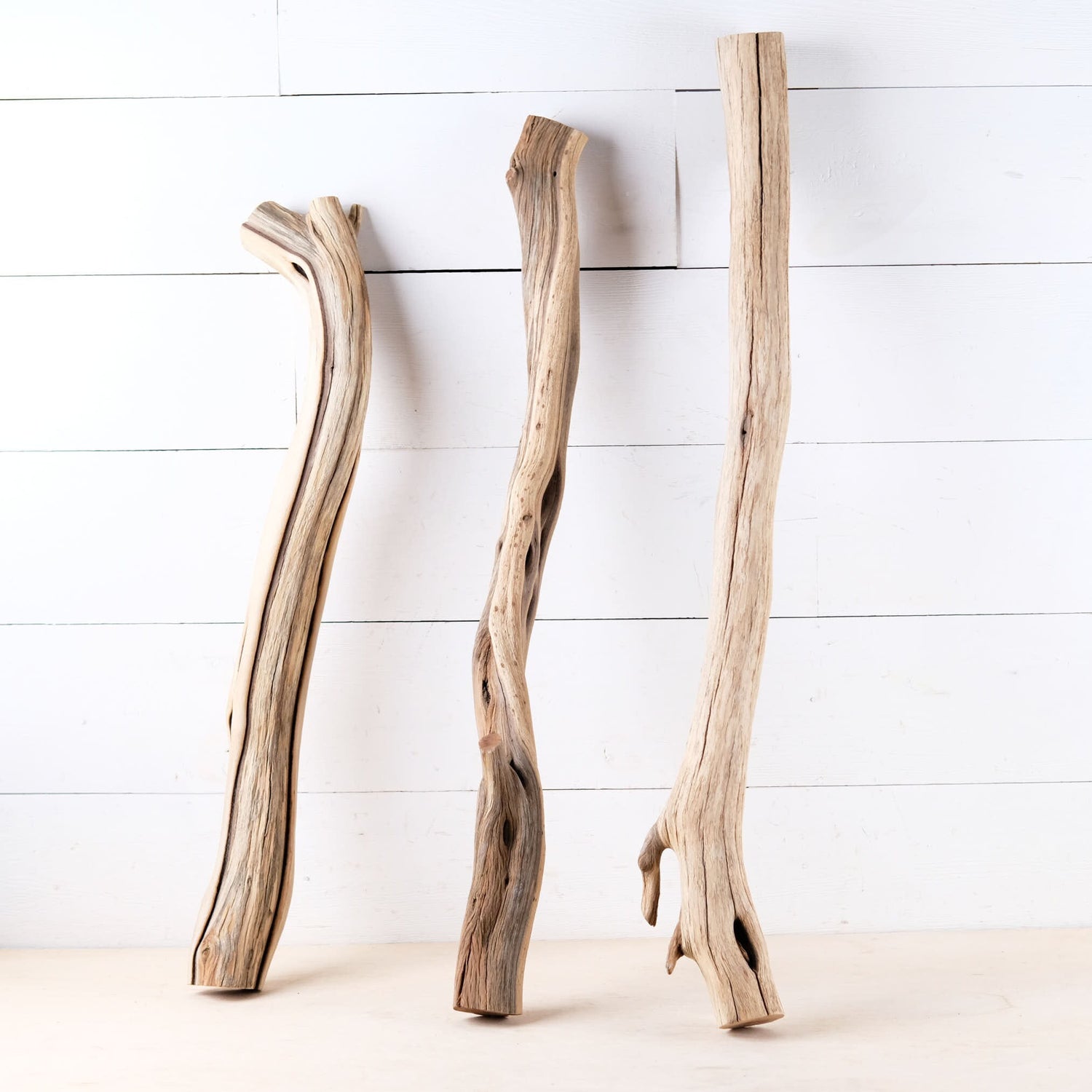 Manzanita 24-29" Driftwood Sticks (Set of 3), Sturdy Reptile Branches, Vivarium Wood, Long Terrarium Branches, Thick Craft Sticks