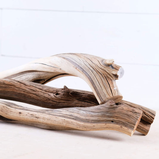 Manzanita 24-29" Driftwood Sticks (Set of 3), Sturdy Reptile Branches, Vivarium Wood, Long Terrarium Branches, Thick Craft Sticks