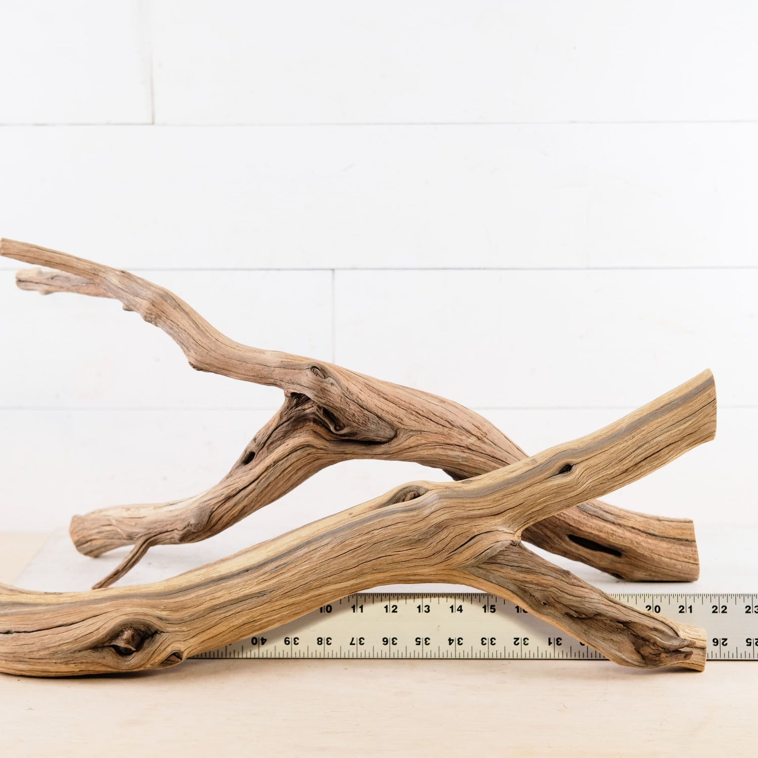 Manzanita 21-22" Branches (Set of 2), Reptile Vivarium Driftwood, Natural Terrarium Wood, Aquarium Decor