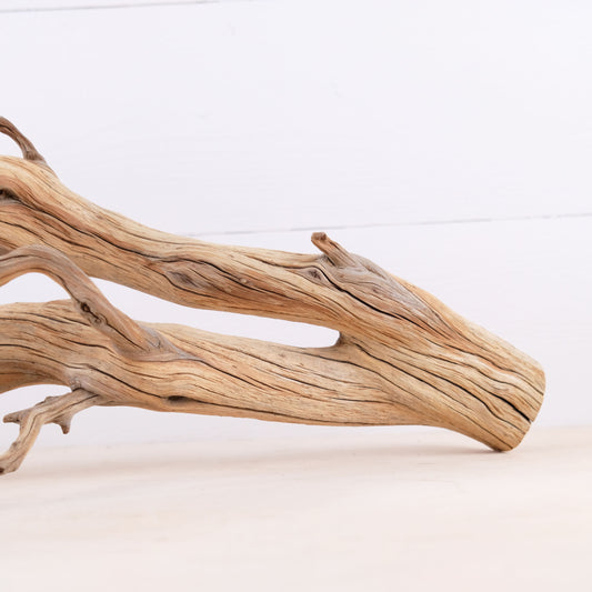 Manzanita 25" Branch, Aquascape Driftwood, Aquarium Wood Centerpiece, Large Fish Tank Decor, Reptile Terrarium Climb