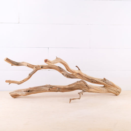 Manzanita 25" Branch, Aquascape Driftwood, Aquarium Wood Centerpiece, Large Fish Tank Decor, Reptile Terrarium Climb