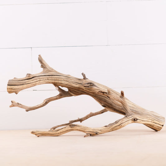 Manzanita 18" Branch, Aquascape Driftwood, Aquarium Wood, Natural Fish Tank Decor, Reptile Terrarium Climb