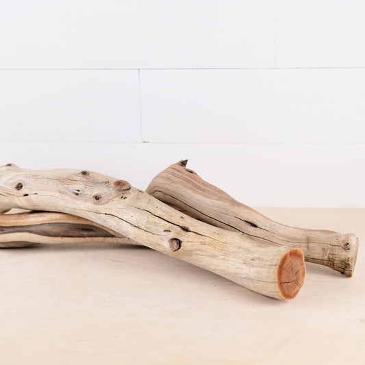 Manzanita 17-26" Driftwood (Set of 3), Terrarium Branches, Reptile Vivarium Wood, Sturdy Craft Sticks, Boa Climb