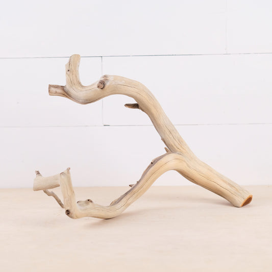 Manzanita 15" Driftwood Branch, Natural Aquarium Wood, Aquascape Feature, Fish Tank Decor, Terrarium Wood