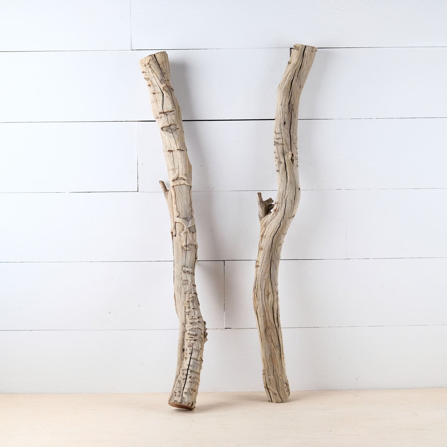 Manzanita 26-27" Driftwood Logs (Set of 2), Thick Terrarium Branch, Python Climb, Natural Wood Decor