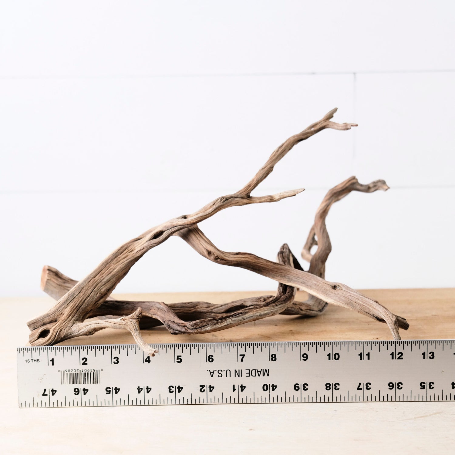 Manzanita 11-14" Driftwood Branches (Set of 3), Real Aquarium Wood, Twisted Aquascape Decor, Fish Tank Centerpiece
