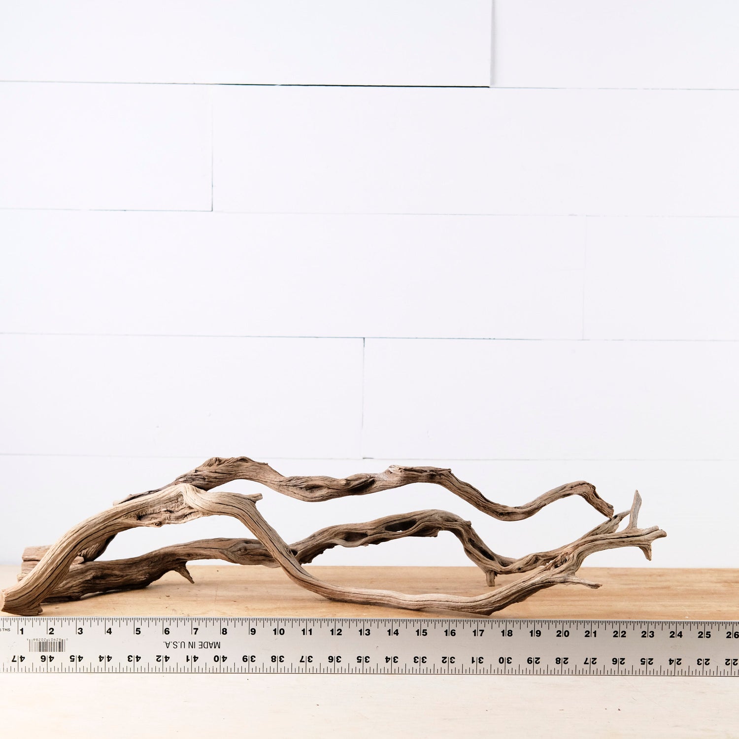 Manzanita 23-24" Driftwood Branches (Set of 3), Real Aquarium Wood, Twisted Aquascape Decor, Terrarium Sticks, Reptile Branch