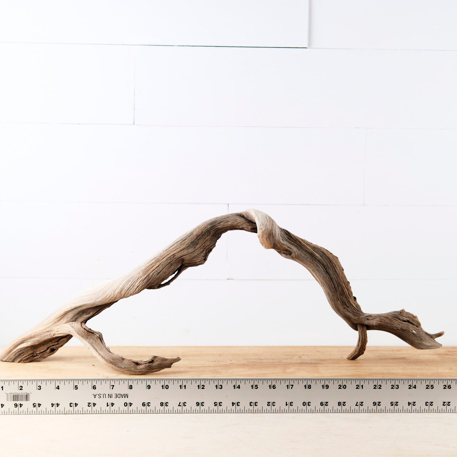 Manzanita 27" Driftwood Arch, Aquarium Aquascape Decor, Natural Fish Tank Wood, Mantel Decor Branch