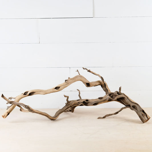 Manzanita 30" Branch, Aquascape Driftwood, Natural Terrarium Wood, Aquarium Centerpiece, Vivarium Enrichment