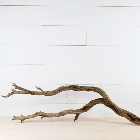 Manzanita 37" Branch, Large Aquascape Driftwood, XL Aquarium Wood, Reptile Vivarium Branch, Boa Climb, Shelf Decor