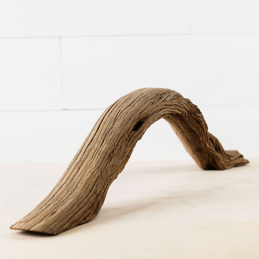 Manzanita 24" Driftwood Arch, Aquarium Aquascape Decor, Narrow Fish Tank Wood, Long Terrarium Perch