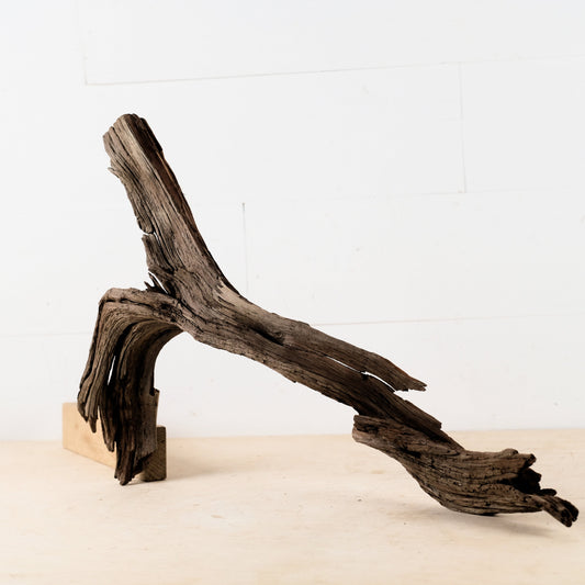 Manzanita 22" Driftwood Branch, Natural Aquarium Wood, Rugged Driftwood Decor